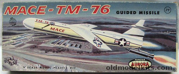 Aurora 1/48 Martin Mace TM-76 Guided Missile, 130-79 plastic model kit